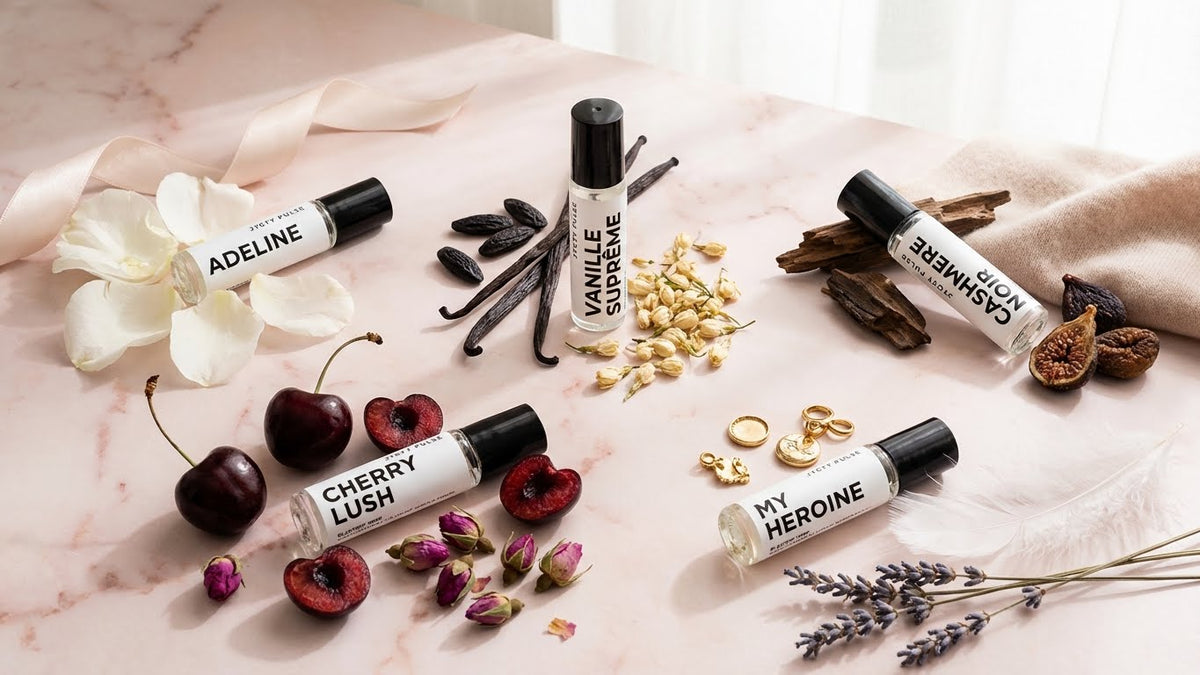 vegan perfume oil bundle with beautiful popular roll-on oils for women. great gift idea!