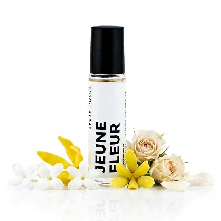 JEUNE FLEUR 10ML ROLL-ON MINIMAL WHITE BACKGROUND
